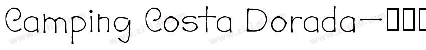 Camping Costa Dorada字体转换